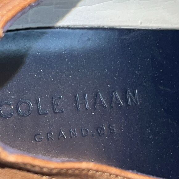 Cole Haan Brown Leather Elegant Brown Leather Oxfords Shoes Size 13 - Picture 7 of 7